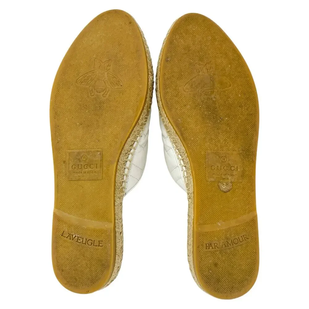 Gucci creasing espadrille